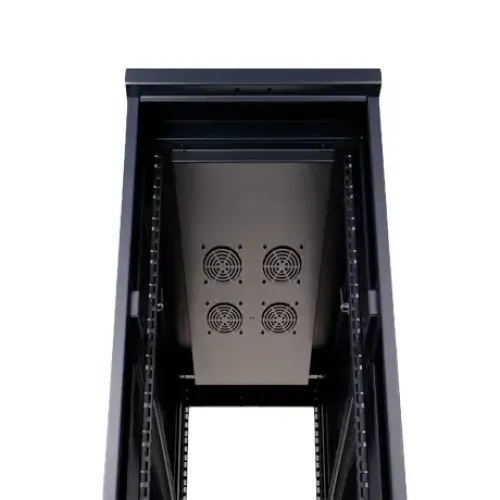 Safenet 32U Tempered Glass Door Floor Standing Server Cabinet - Image 4